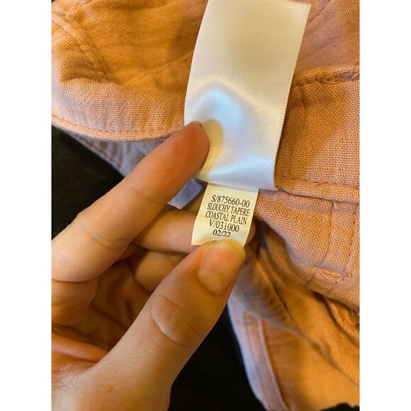 NWT Old Navy High-Waisted Slouchy Cropped Tapered Workwear Pants Coastal 8 TALL - Picture 9 of 9